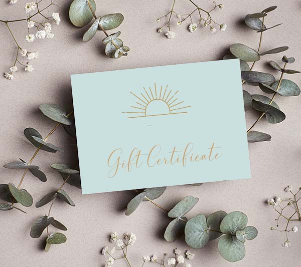 Gift Certificates for services with Dr Dawn